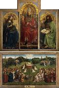 Jan Van Eyck Ghent Altar (mk08) oil painting on canvas